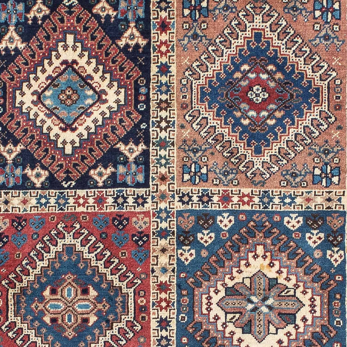 Perserteppich - Nomadic 140 x 100 cm - dunkelblau