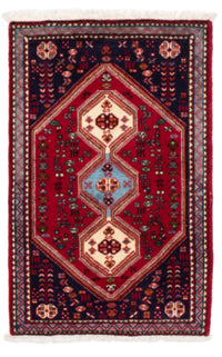 Tapis persan - Nomadic - 120 x 76 cm - rouge foncé