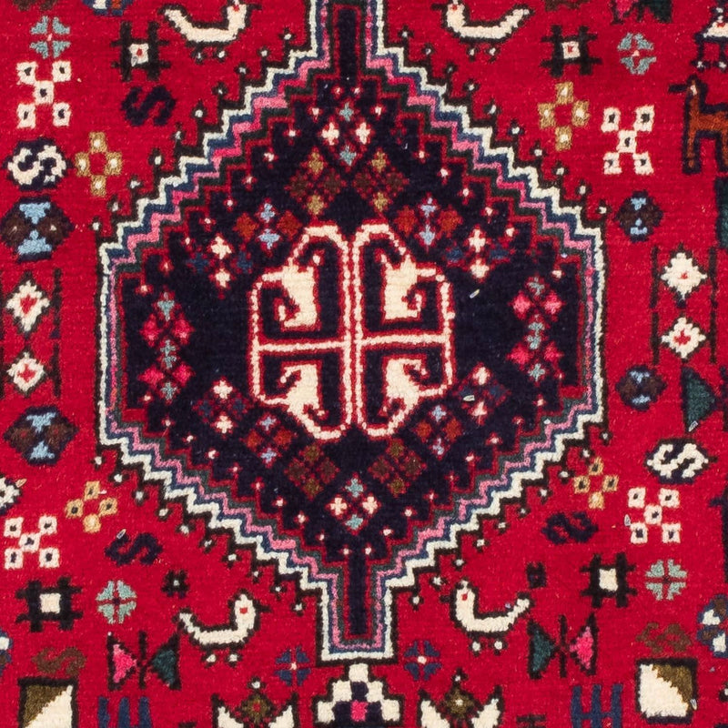 Perserteppich - Nomadic 122 x 78 cm - dunkelrot