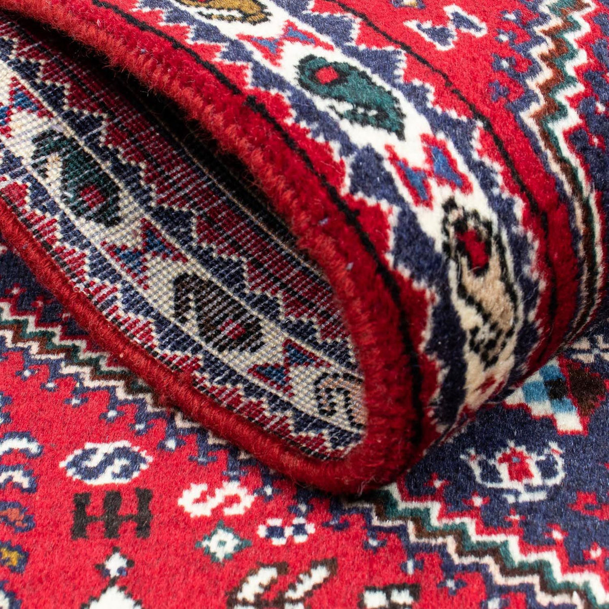 Perserteppich - Nomadic 129 x 78 cm - dunkelblau