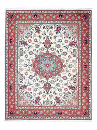 Tapis persan - Tabriz - Royal - 198 x 152 cm - beige
