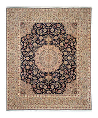 Tappeto Persero - Tabriz - Reale - 338 x 300 cm - blu scuro