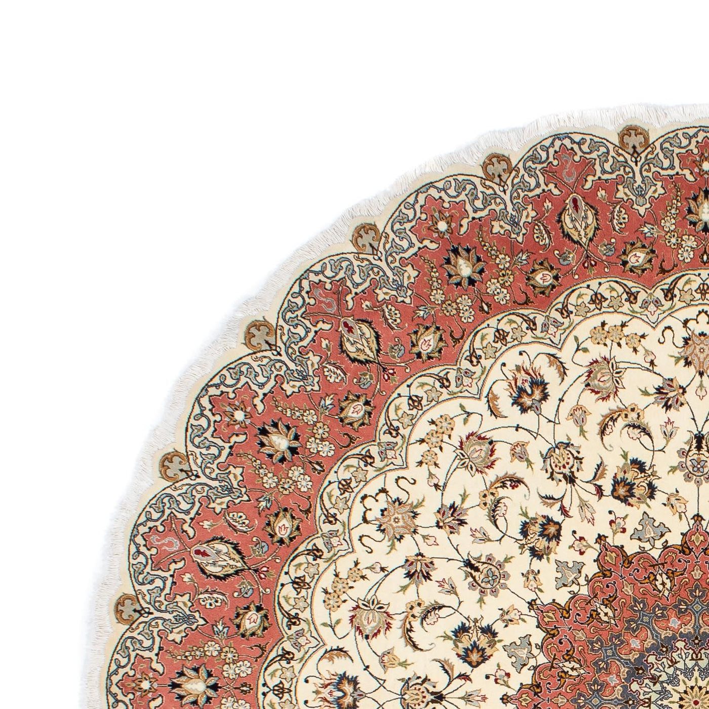 Tabriz - 50 Raj Tappeto 242x242cm - Tappeto persiano