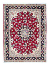 Tapis persan - Tabriz - Royal - 204 x 151 cm - rouge foncé