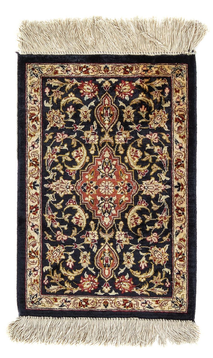 Seidenteppich - Ghom Seide - Premium 41 x 28 cm Fußmatte