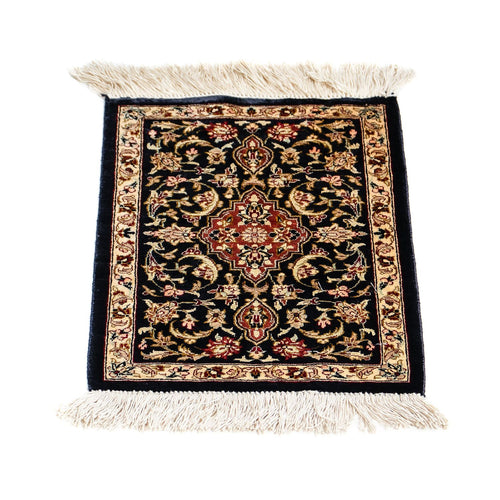 Seidenteppich - Ghom Seide - Premium 41 x 28 cm Fußmatte