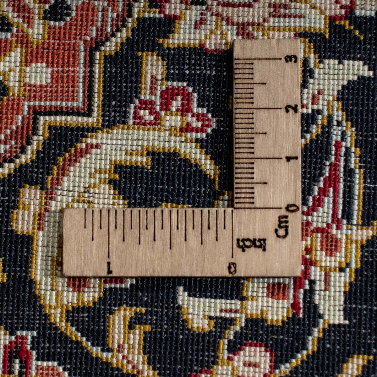 Seidenteppich - Ghom Seide - Premium 41 x 28 cm Fußmatte