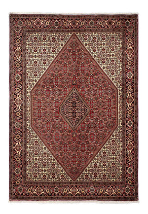 Perserteppich - Bidjar 242 x 171 cm - dunkelrot