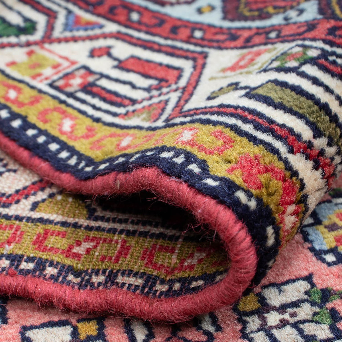 Perserteppich - Nomadic 134 x 74 cm - hellrot