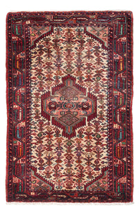 Tapis persan - Nomadic - 125 x 80 cm - rouge foncé