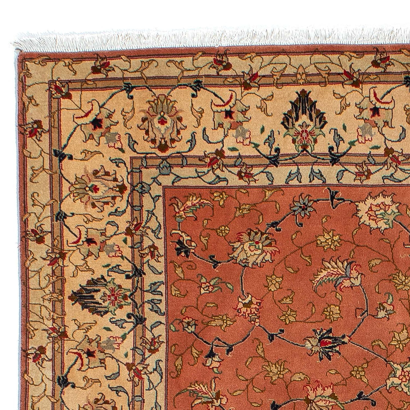 Täbriz - 50 Raj Teppich 193x156cm - Perserteppich