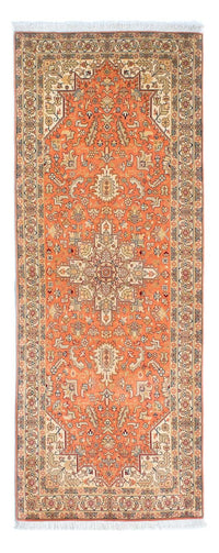 Tapis de couloir Tapis persan - Tabriz - Royal - 216 x 80 cm - rouille