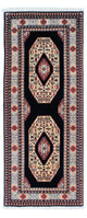 Perserteppich - Täbriz - Royal 188 x 74 cm Teppich Läufer
