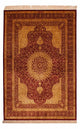 Tapis de Qom en soie Tapis 188x130cm - Tapis persan