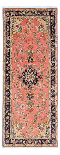 Tappeto corsia Tappeto Persero - Tabriz - Reale - 198 x 80 cm - rosso chiaro
