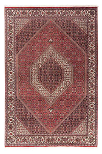 Tapis persan - Bidjar - 254 x 171 cm - rouge foncé