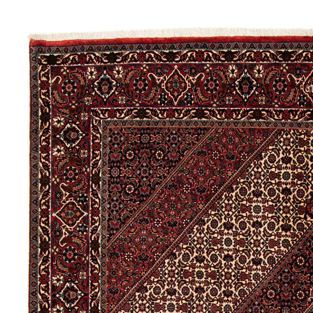 Bidjar Tappeto 202x245cm - Tappeto persiano - rosso scuro