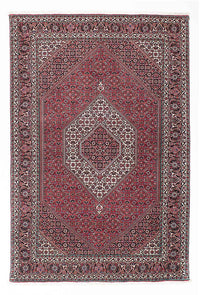 Tapis persan - Bidjar - 200 x 133 cm - rouge clair