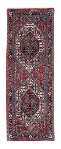 Tapis de couloir Tapis persan - Bidjar - 201 x 74 cm - rouge