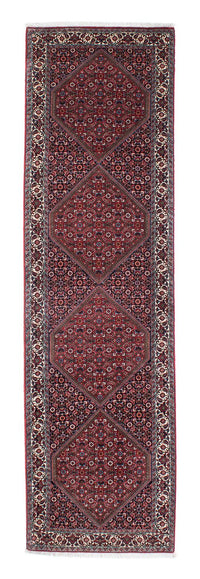 Tapis de couloir Tapis persan - Bidjar - 310 x 80 cm - rouge