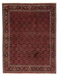 Tapis persan - Bidjar - 246 x 200 cm - rouge foncé