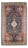 Kashkuli Tapis 152x250cm - Tapis persan - Rectangle / Bleu foncé / 152 x 250 cm Rectangle