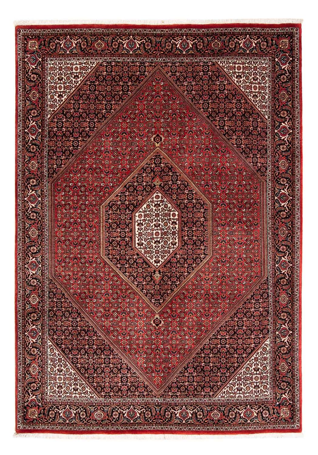 Perserteppich - Bidjar 240 x 171 cm - dunkelrot