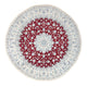 Nain Tappeto 290x290cm - Tappeto persiano - rosso scuro