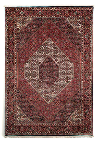 Bidjar Teppich 206x300cm - Perserteppich - dunkelrot