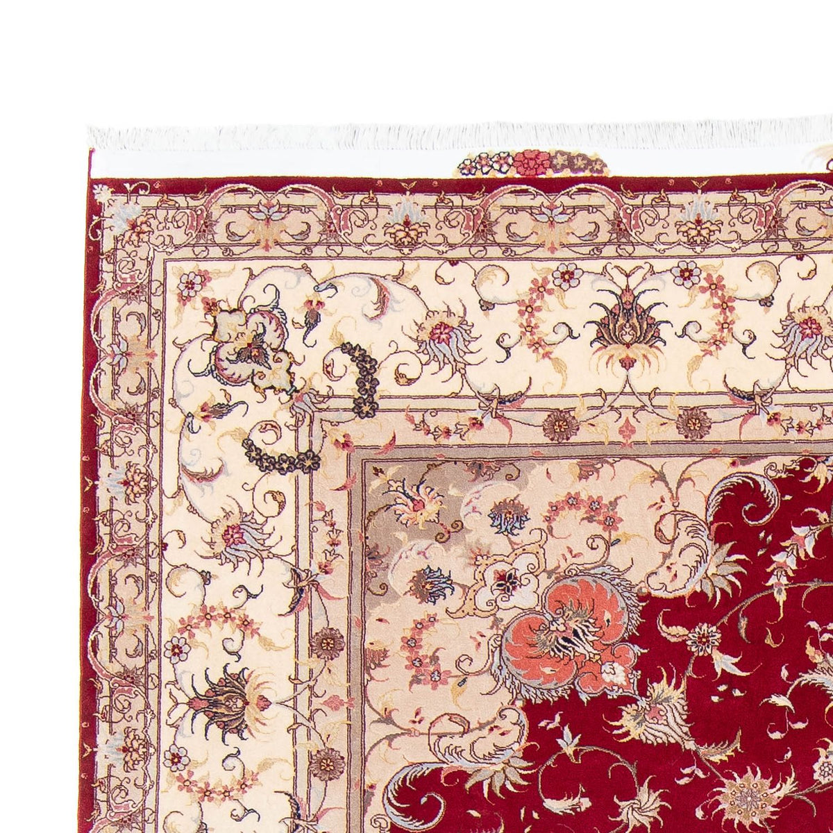 Tabriz - 50 Raj Tappeto 253x305cm - Tappeto persiano - rosso scuro