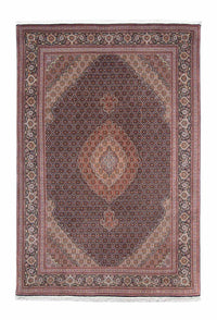 Tappeto Persero - Tabriz - 298 x 198 cm - blu scuro