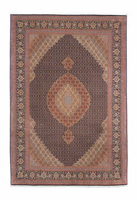 Tappeto Persero - Tabriz - 297 x 205 cm - blu scuro