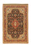 Perserteppich - Ghom 152 x 102 cm - schwarz