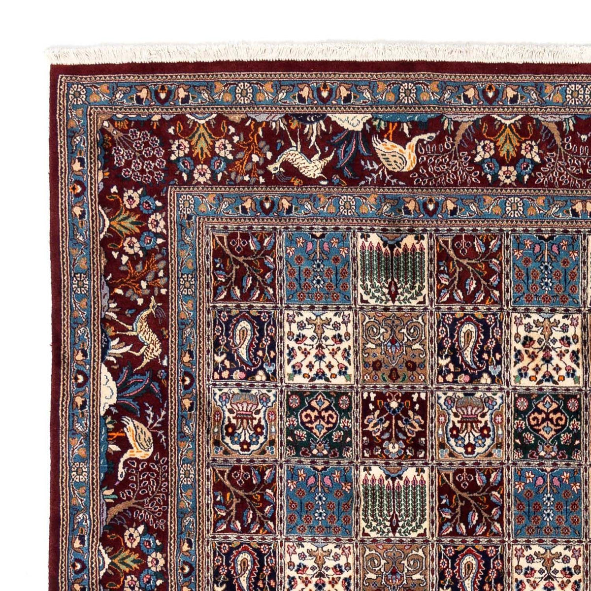 Perserteppich - Classic 245 x 246 cm - dunkelrot