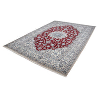Tapis persan - Nain - 300 x 202 cm - rouge foncé
