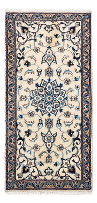Tapis persan - Nain - 139 x 70 cm - beige