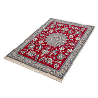 Tapis persan - Nain - 133 x 89 cm - rouge foncé