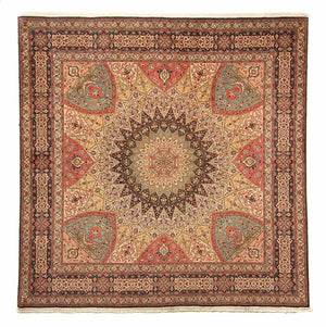 Perserteppich - Täbriz - Royal 253 x 250 cm Teppich Quadratisch