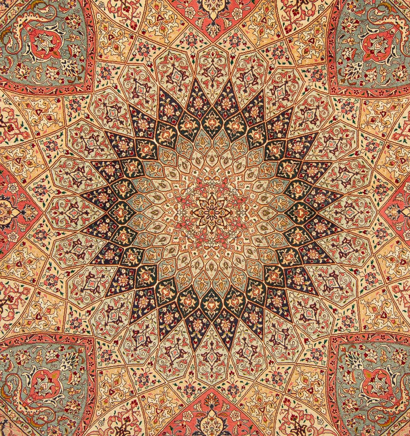 Perserteppich - Täbriz - Royal 253 x 250 cm Teppich Quadratisch