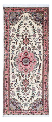 Tappeto corsia Tappeto Persero - Tabriz - Reale - 202 x 82 cm - beige