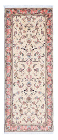 Tappeto corsia Tappeto Persero - Tabriz - Reale - 202 x 77 cm - beige