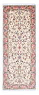 Täbriz - 50 Raj Teppich 77x202cm - Perserteppich - beige