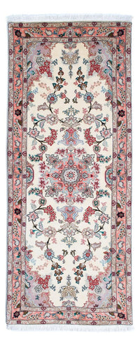 Tappeto corsia Tappeto Persero - Tabriz - Reale - 205 x 82 cm - beige