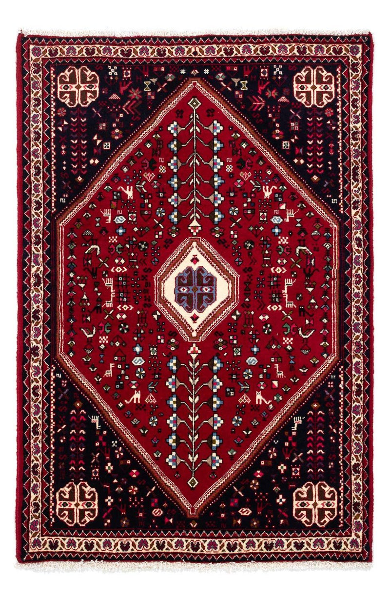 Perserteppich - Nomadic 150 x 98 cm - dunkelrot