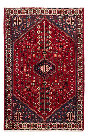Perserteppich - Nomadic 144 x 100 cm - dunkelrot
