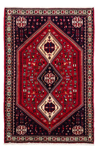 Tapis persan - Nomadic - 148 x 98 cm - rouge foncé
