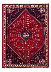 Tapis persan - Nomadic - 150 x 103 cm - rouge foncé