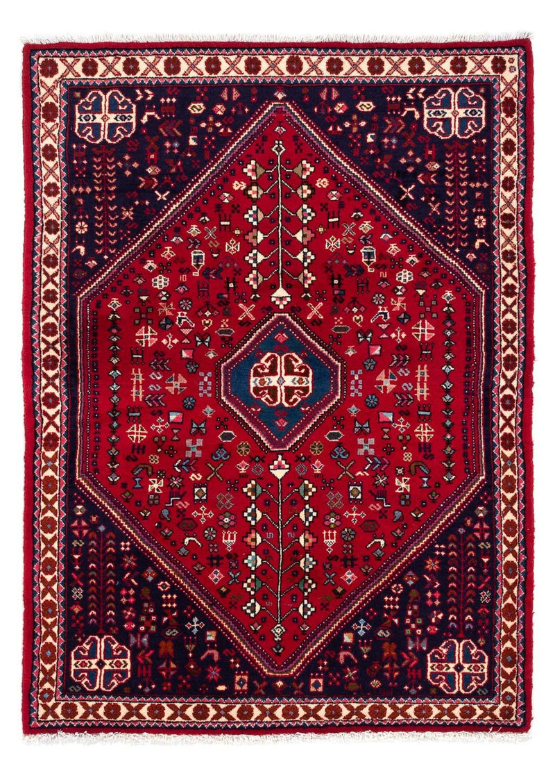 Perserteppich - Nomadic 150 x 103 cm - dunkelrot
