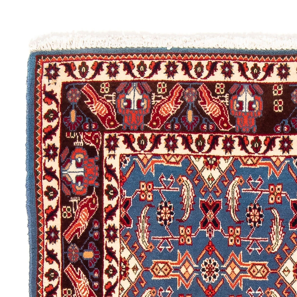 Perserteppich - Nomadic 146 x 107 cm - dunkelblau