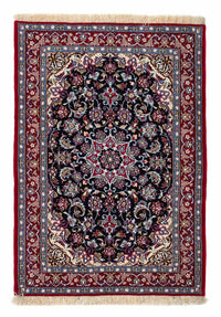 Tapis persan - Isfahan - Premium - 104 x 71 cm - rouge foncé